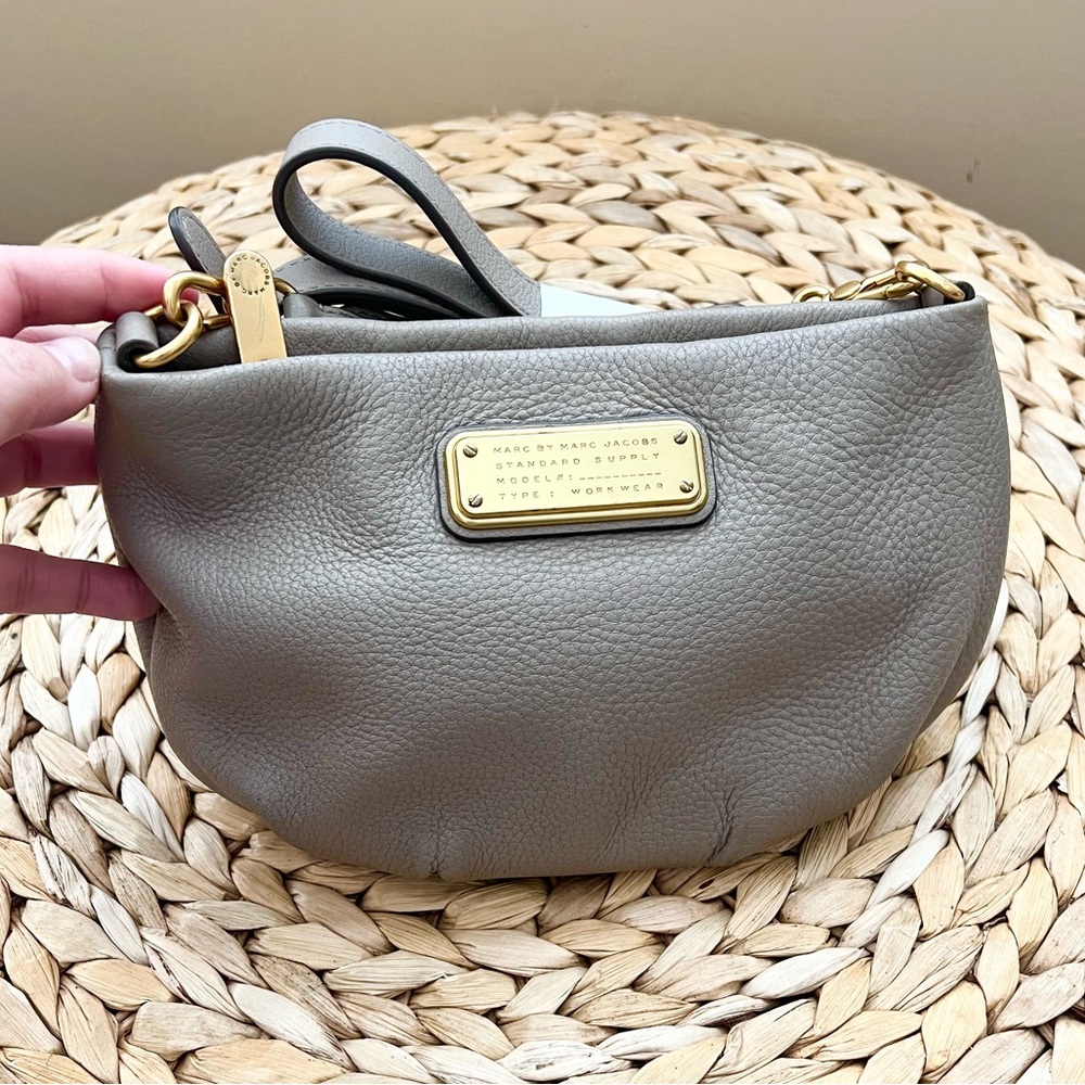 Marc by Marc Jacobs genuine pebbled leather crossbody bag